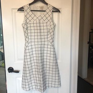 J. crew Windowpane Tweed dress